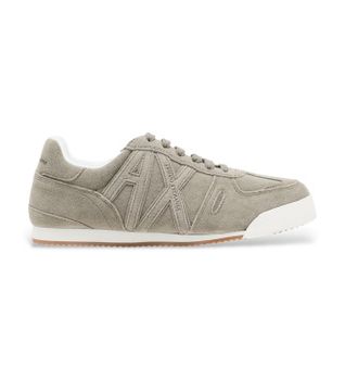 A|X Armani Exchange para mujer. XW002794AF19687Z7016 Zapatillas de Piel Classic (39), Plano, Cordones, Casual, Verde