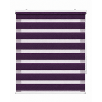 estoralis - estores  noche y dia  vera - total 170x250 cm   tejido 166x250 cm  doble tejido  violeta