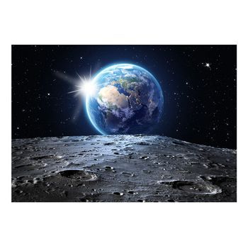 Papel Pintado 3d - Vista Al Planeta Azul (200x140 Cm)