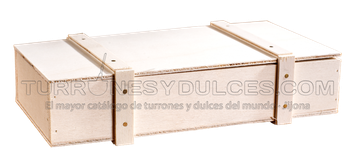Turrón a la Piedra Artesano - caja de madera 300 g
