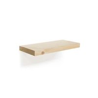 mesita hak natural - hecha a mano en espana - madera natural