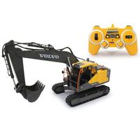 excavadora teledirigida volvo ec160e amarilla 24 ghz jamara