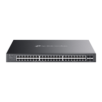 switch semigestionable poe tp-link sg2452lp 52p de los cuales 32xgb poe 1xgb 4xsfp slot gb