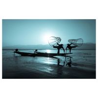impresion en lienzo - pescadores - cm 60x100