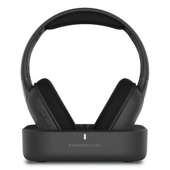 Auriculares Energy Sistem SoundReel TV inalámbricos Bluetooth para TV con base de carga negros