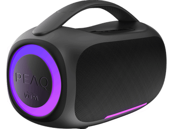 Altavoz bluetooth - PEAQ Power Max 2, 60 W, Bluetooth, 8 h de autonomía, Negro