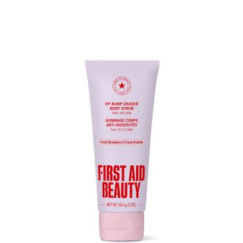 First Aid Beauty KP Bump Eraser Body Scrub with 10% AHA – Fresh Strawberry 56.7g