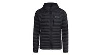 chaqueta con capucha vaude hombre negra