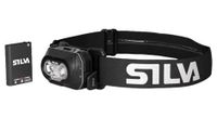 linterna frontal silva discover hybrid negra