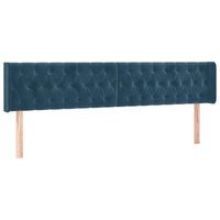 cabecerorcabecero camarpanel de cabecera de terciopelo azul oscuro 203x16x7888 cm