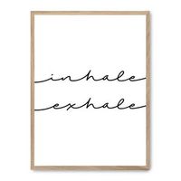 cuadro inhale exhale i