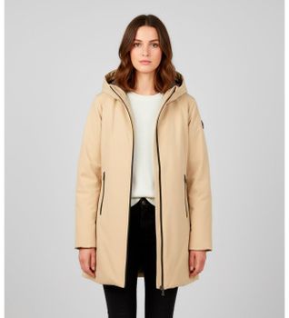 Canadian Classics para mujer. CN.G224381WLG Chaqueta Yorkton verde (XS), Beige, Casual, Algodón