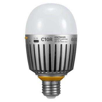 Bombilla Godox C10R RGBWW Knowled E27 control Bluetooth y efectos