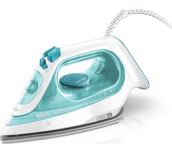 BRAUN TexStyle 3 SI3041.GR Steam Iron - Green, Braun