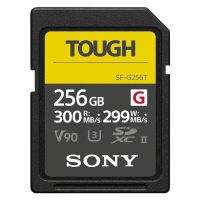 tarjeta sd sony sf-g256t tough 256gb r300 w299 ip68 uhs-ii v90 ultra resistente