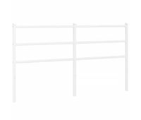 vidaxl cabecero de metal blanco 150 cm