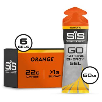 Science in Sport GO Energy Gel Multipack Box of 6 - Orange