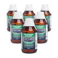chlorhexidine mouthwash mint 300ml x 6
