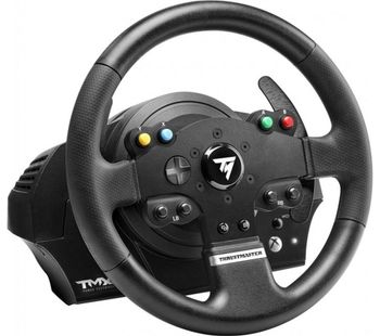 THRUSTMASTER TMX Force Feedback PC & Xbox One Wheel - Black, Black