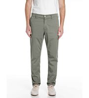 replay para hombre m9722j0008075951 pantalon chino regular fit benni verde 3132 casual algodon