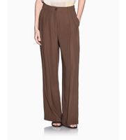 ax armani exchange para mujer xw001939af21529u6136 pantalon alto marron m casual clasico poliester