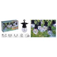 progarden luces led de jardin para fiestas con 50 lamparas multicolor