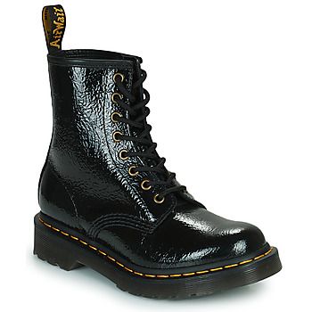 Dr. Martens Botines 1460 Distressed Patent para mujer