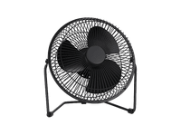 ventilador de sobremesa - nk ho350133 2 velocidades 4w 3 aspas 20 cm negro