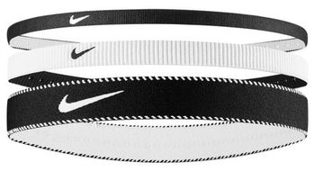 Mini diademas  x3  nike flex classic mixto negro blanco