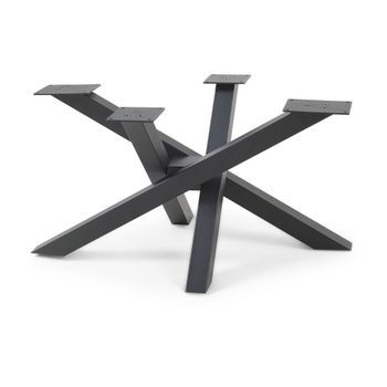 Pata De Mesa Umala 80x49x43 Cm - Negro [en.casa]