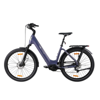 bicicleta electrica ttgo z5 motor central de 250 w bateria de 36 v 18 ah azul