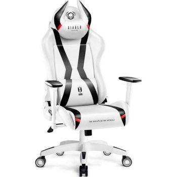 Silla Gaming Diablo Chairs X-Horn 2.0 Blanco Piel Sintética Regulable