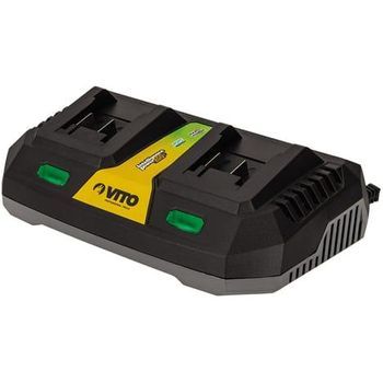 Cargador Doble Rapido 20v Vito Agro