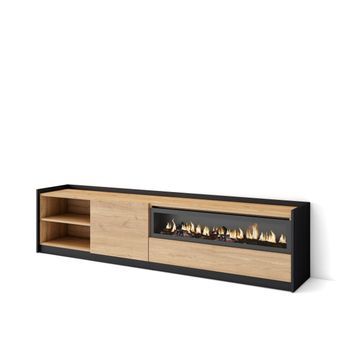 Mueble Tv, Televisión, Muebles De Salón, Almacenaje, 207x50x37 Cm, Para Tv Hasta 80