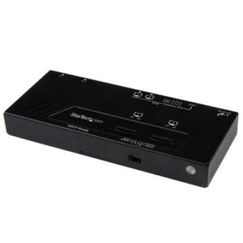 Switch HDMI 2x2 StarTech VS222HDQ Matriz Automático Prioritario Full HD 1080p Negro