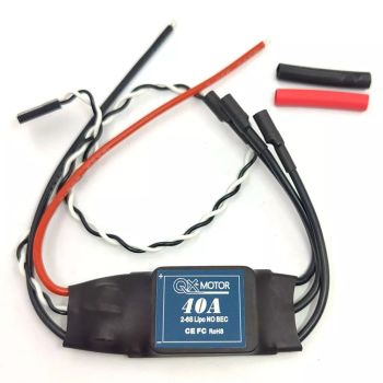 QX-Motor ESC brushless de 40A 2-6S sin BEC / 3-4S con BEC de 5V 5A para avión RC de ala fija