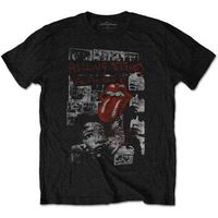 the rolling stones tops y camisetas elite faded para hombre