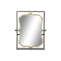 espejo metal espejo 515x12x65 dorado