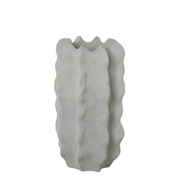Macetero ceramica 60cm gris arena