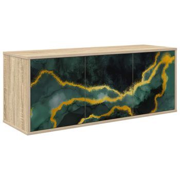 Mueble De Tv Montado En La Pared Wijhe 102 X 33 X 40 Cm Vidaxl