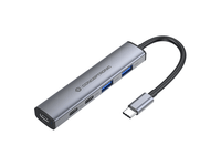 hub usb 32 conceptronic hubbies22g 4 puertos 2xusb-c 2x usb-a usb-c pd 100w