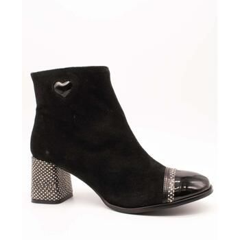 Nemonic Botines 2545 Juliet Negro para mujer