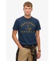 superdry para hombre m1012134a camiseta relajada marino xxl casual algodon manga corta