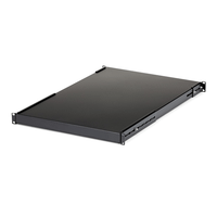 startech estante bandeja fijo para gabinete rack de servidores 1u profundidad ajustable - 80kg negro
