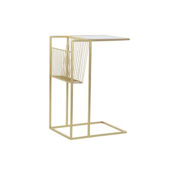 Revistero Metal Espejo 48x35x71 Dorado