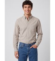 gant para hombre 3000200 camisa oxford clasica regular fit gris l casual algodon clasico manga larga