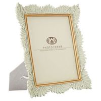 marco de resina beige y dorado cm 285x3x34