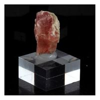 rose fluorite - piedra natural de francia chamonix haute -savoie  cristal de curacion y proteccion  3951 ct - certificado de autenticidad