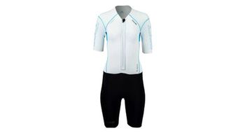 Traje de triatlon huub anemoi 2 sub22 blanco   negro mujer