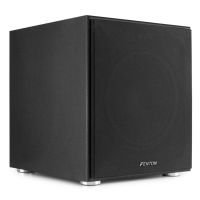 altavoces fenton subwoofer activo rca 400w con control de fase y corte ajustable